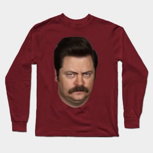 Ron Swanson Long Sleeve T-Shirt